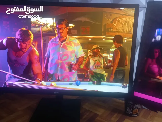 شاشة pc lg حجم 24تردد75 بانل va