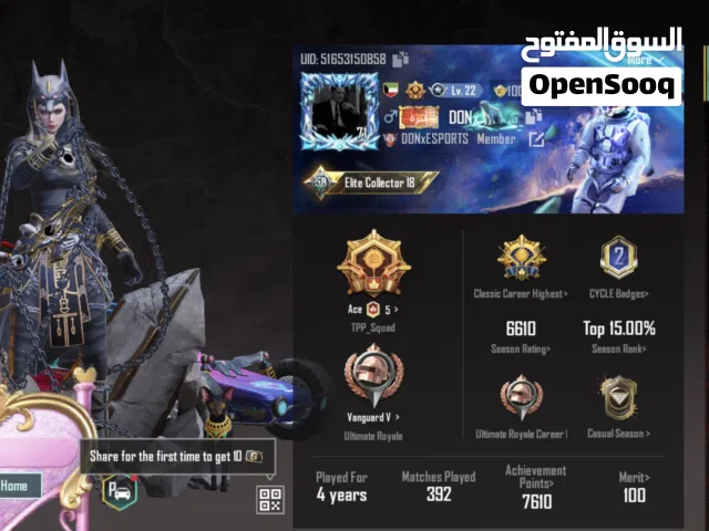 Pubg Accounts and Characters for Sale in Al Jahra