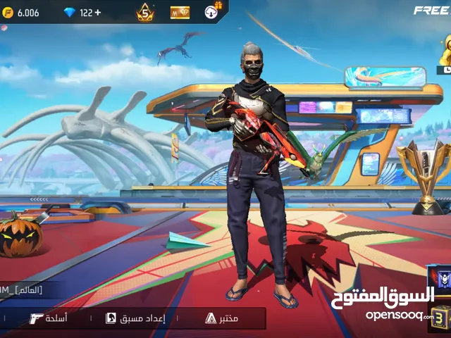كونت فري فاير للبيع لفل63 مكان قسنطينة سومة شابة