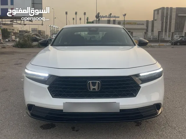 هوندا اكورد سبورت هايبرد 2023 امريكي فول مواصفات وحادث بسيط مرقم وجاهز