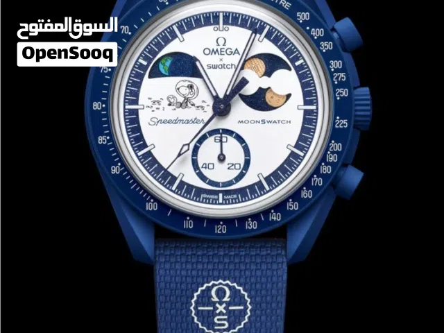 Omega x Swatch MoonSwatch White & Blue Edition  Premium Luxury Design Watch  Limited Stock UAE
