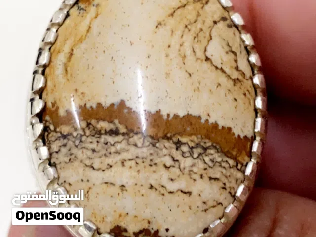 خاتم ملكي نادر ومصور عقيق اندونيسي لون طبيعي
