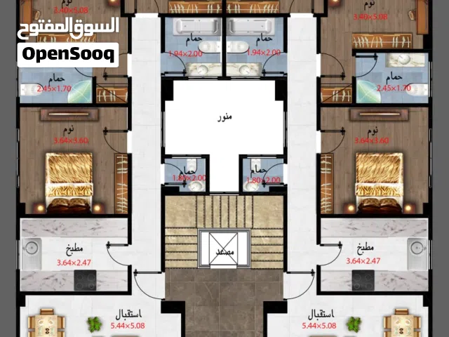 70 m2 2 Bedrooms Apartments for Sale in Qalubia El Ubour