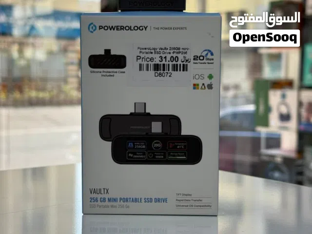 Powerology VOLTX Mini Portable SSD in 256GB