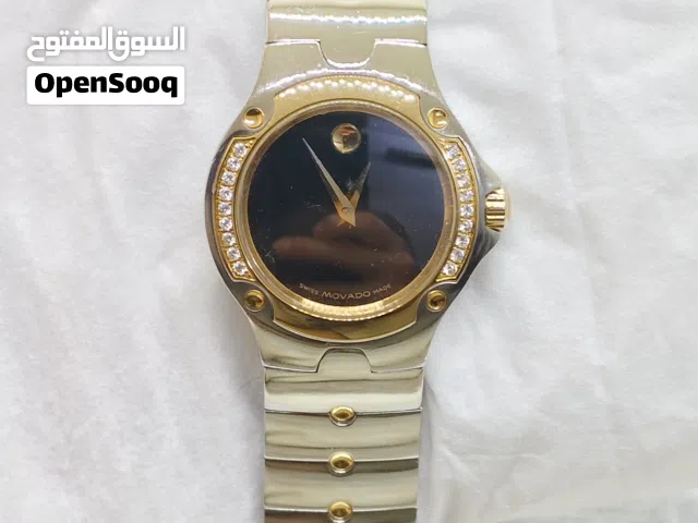 Movado Ladies SE Classic Sport Edition Diamond Bezel Sapphire Crystal Stainless Steel and Gold