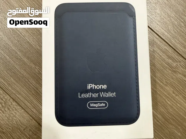 Apple magsafe wallet leather blue