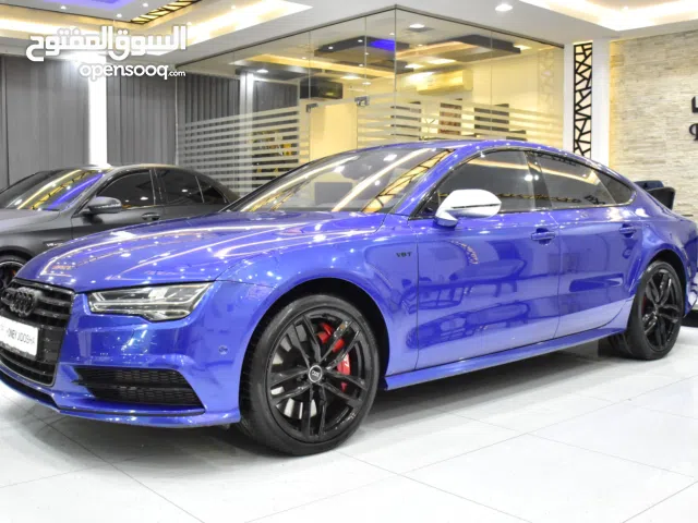 Audi S7 Quattro TFSi ( 2016 Model ) in Blue Color GCC Specs