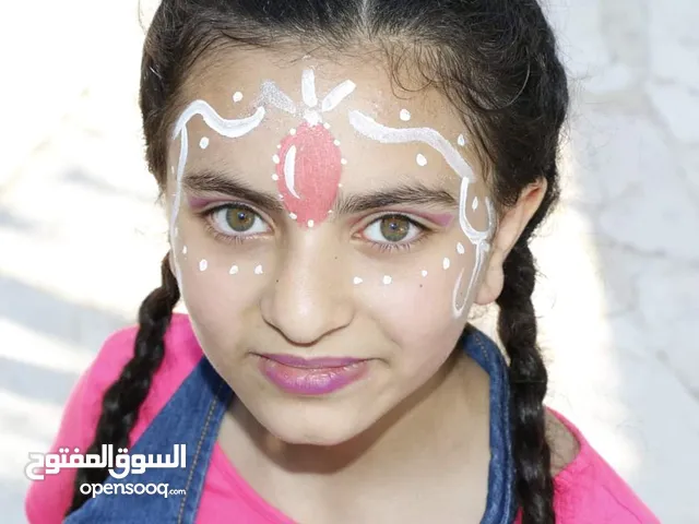 رسم على الوجه للأطفال بطريقة إحترافية