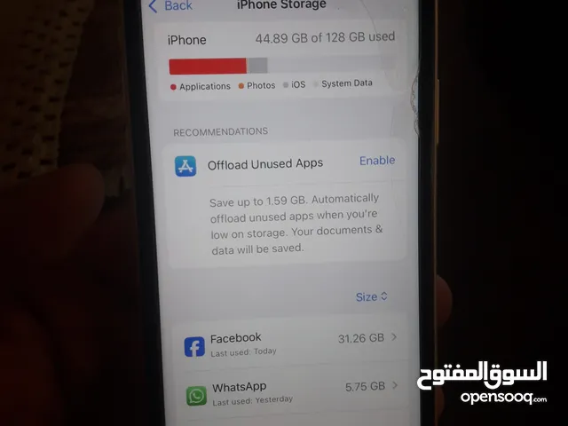 ايفون xr 128 للبيع فقط