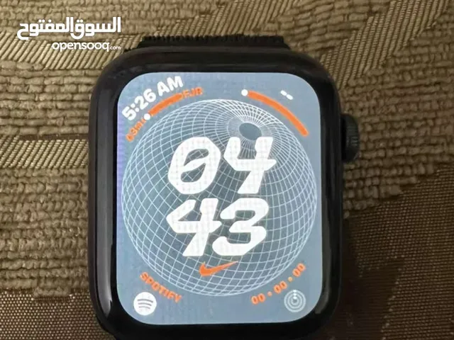 ساعة ابل OLED Retina Apple Watch Series 6 44mm تواصل معتمد عرقم بالوصف ليس الي بالمربع ازرق