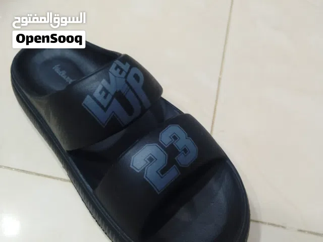 Men’s Black Sports Slide Slippers – “Level Up 23” Casual Comfort