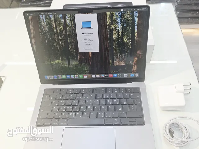 MacBook pro M3 8gb 1Tera 14 inch بحالة ممتازة