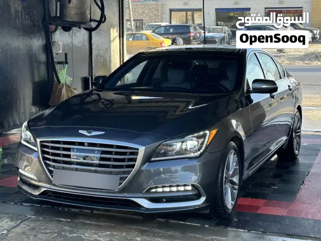 هونداي جينيسس g80 2018 فل مصكر مارشه طياره خاليه من العيوب باذن الله