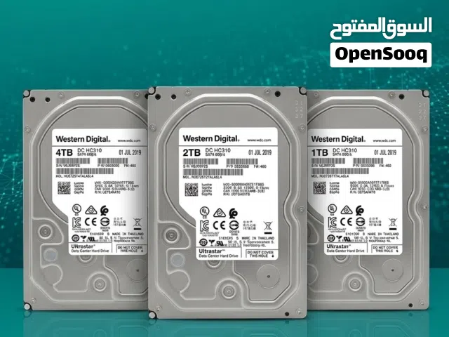 هارديسك سيرفر و هارديسك عادي مستمعمل و جديد وكلو يعمل ب شكل جيد و يستحمل ضغط عالي