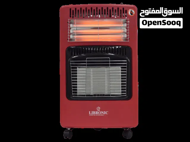 مدفأة غازيه وكهربائية حجم كما موضح بالصوره جديده متوفره بكميات للبيع