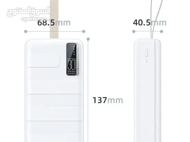 باور بانك من ريمكس 30,000 mAh بقوة 20W