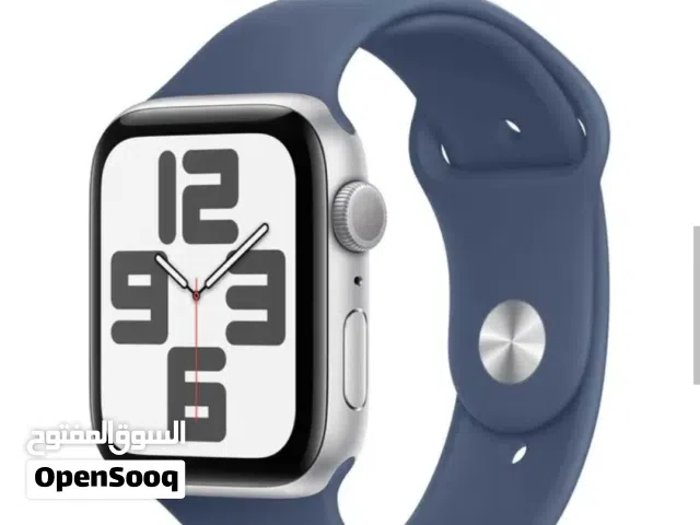 Apple Watch SE 2nd Generation (GPS) 40mm Aluminum Case with Denim Sport Band - M/L - Silver - (2024)