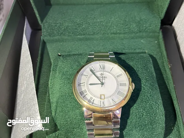 Jovial men’s watch 9185 40MM Watch is in good condition light usage very elegant watch sliver+gold