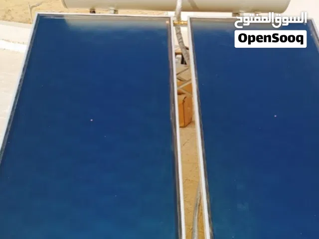 لدينا سخان الماني شمسي ثيرمك انابيب مغلقة  يعمل بمبادل حراري سعة ثلاث مية لتر مع عدد 2 الواح مبادلة