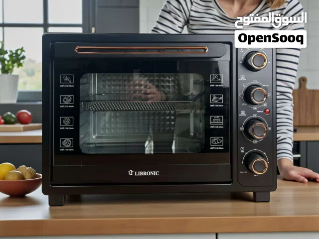 فرن کهربائي ليبرونيك و قلاية هوائية مدمجة سعة 60 لتر