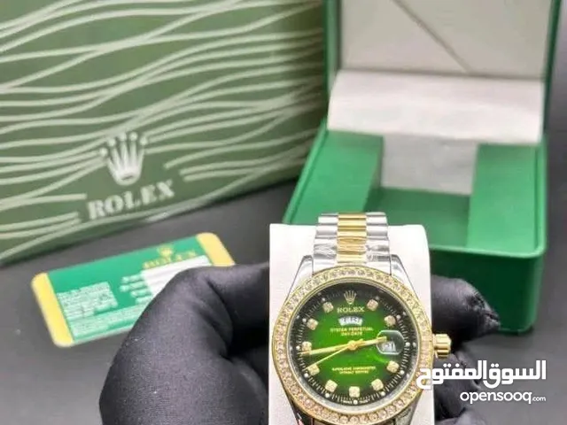 رولكس نسخة نخب اول وصلت لـ ساعات رولكس رجالية درجة و خامة ممتازة -محرك ياباني بضمان سنة