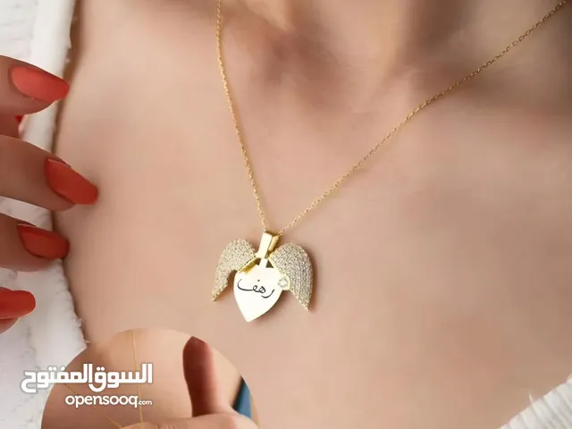 سلاسل نسائيه بالاسم فخمة مخصص حسب الطلب تأتي باسمك وبغلاف هدية مجانا من متحر الاسطوره ستايل