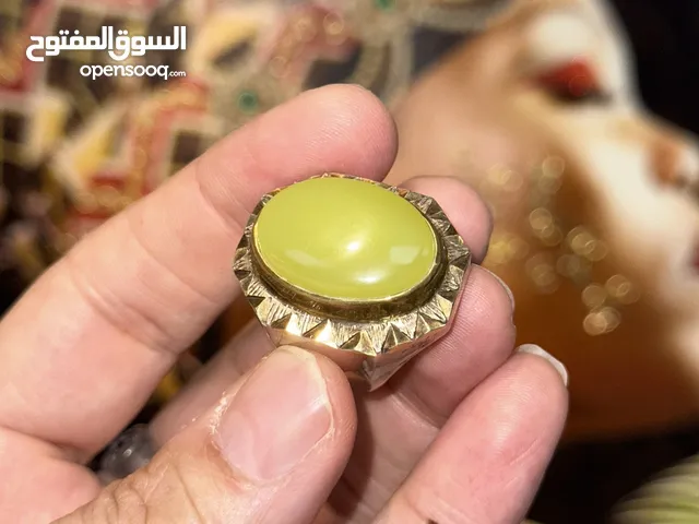 Gümüş yüzük — Orijinal Şah Maksut taşı-خاتم من الفضة — حجر شاه مقصود أصلي من قندهار، أفغانستان