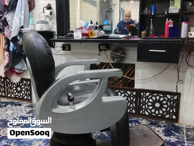 كرسي حلاقة اصلي ياباني+ كاونتر تفصيل