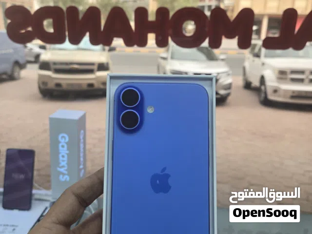 ايفون 16 بلس 256 gb البطاريه 96% كرتون عربي انجليزي  مع الكفر والحمايه والكرتون والاغراض  ولا زلخ