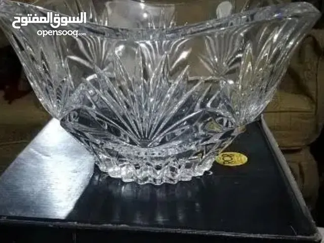 بانبونيرة / طبق فاكهة كريستال ايطالى جديدة