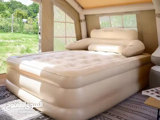 سرير هواء قابل للنفخ الشكل الجديد مع 2 مخدات