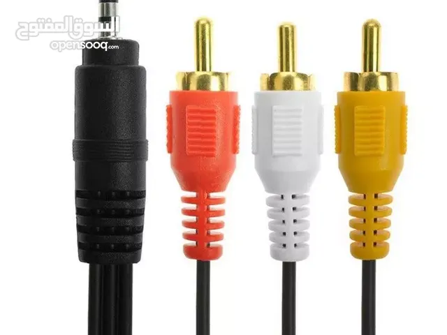 AUX Male 3.5mm to 3 RCA