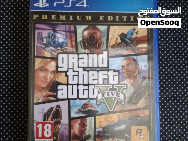 شريط جي تي أي 5 (GTA V) بلايستيشن 4 بحالة ممتازة