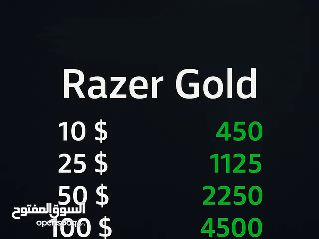 Razer Gold gaming card for Sale in Malakal