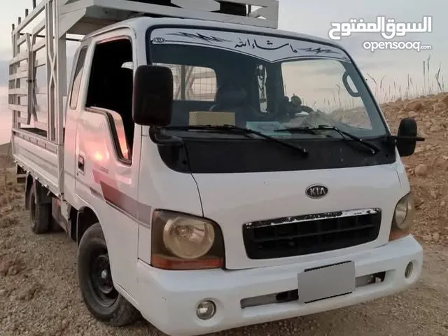بسم الله ما شاء الله بكم كيا فرونتير موديل 2001 كابين وربع غرفه ثابته مرخص لشهر 7 كوشوك جديد