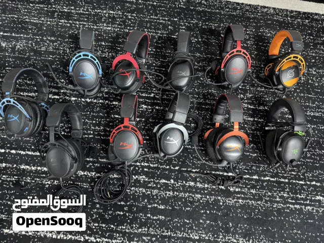 للبيع سماعات هايبر اكس وريزر شبه جديد