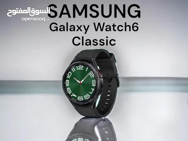 Samsung watch 6 classic 47mm  جديد مسكر كفالة سنة  جالكسي واتش كلاسيك  ساعة سامسونج 6 جديد