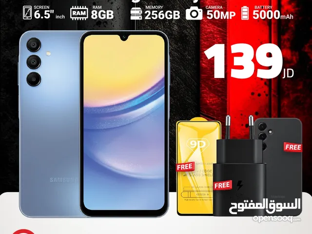 SAMSUNG A15 ( 256 GB ) / RAM 8  NEW /// سامسونج ايه 15 ذاكره 128 جيجا الجديد