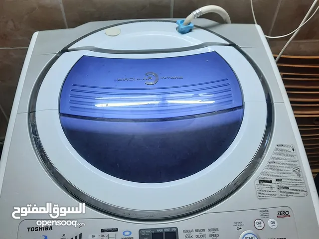غسالة توشيبا اتوماتيك باب علوي 12 كيلو استعمال بسيط جدآ بحالة الوكالة