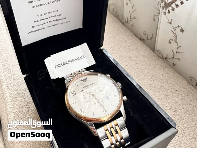 (Emporio Armani AR1864) ساعة إمبوريو أرماني أصلية جديدة تماما بالعلبة كاملة بسعر منافس