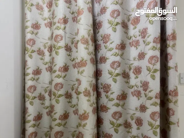 Floral Curtains – Soft Peach Rose Design ستائر ورود بلون مشمشي – تصميم أنيق