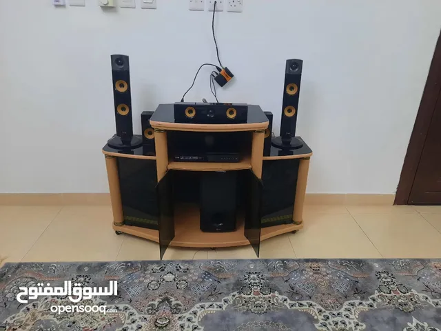 LG speaker with table