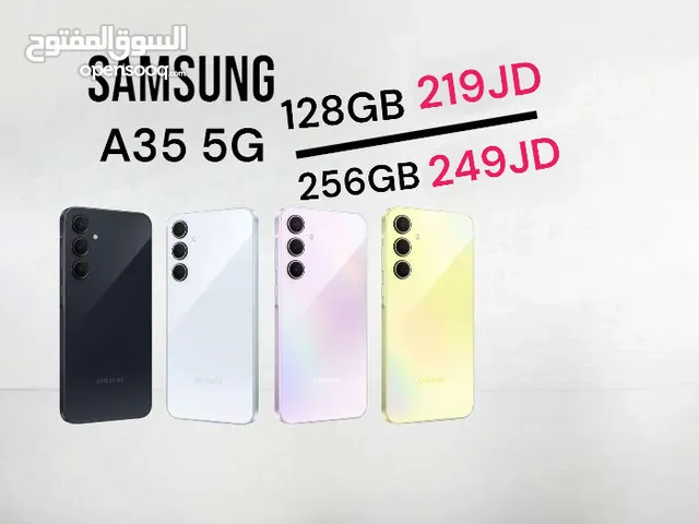 Samsung A35 5G 128GB  /256GB 8 ram سامسونج ايه A35 جديد كفالة الوكيل الرسمي  اقل سعر A35