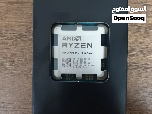 معالج جديد غير مستعمل AMD Ryzen 7 7800X3D