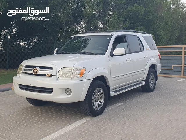 تويوتا سيكويا 2006 فل اوبشن دفع رباعي اوراق جمارك ماكينه لكزس  4.7  كامل مواصفات بحالة ممتازة