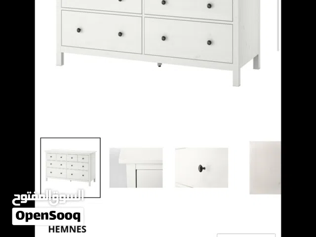 دريسر من ايكيا بحال الجديد سعر الشراء 330 دروج واسعة حجم الأدراج والدريسر كامل موجود بالصور