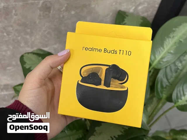 سماعات realme Buds T110 اللاسلكية – صوت ديناميكي وبطارية طويلة • توجد خدمات توصيل لكل محافظات العراق