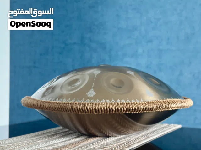 Engraved Gold Handpan 22 inch 9 Notes D Minor