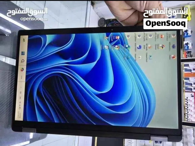 Dell latitude 7410 2in1 x360  RAM 16GB  256GB  touch 10th Gen يدعم قراءة البطاقة بصمة أصبع وبصمة عين