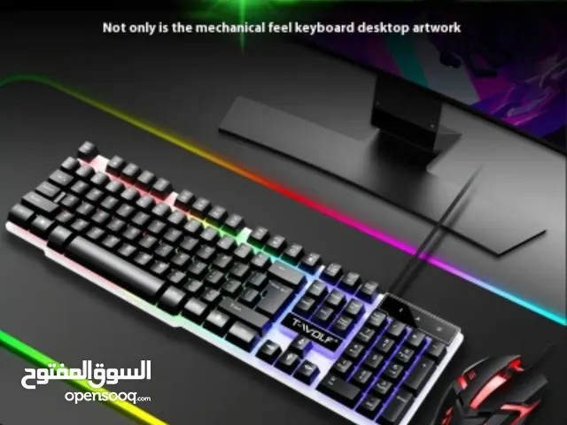 ماوس وكيبورد قيمنق مناسب للإستخدام المنزلي والمكتبي. (قابل للتفاوض يوجد خدمة التوصيل فقط في الدوحة)